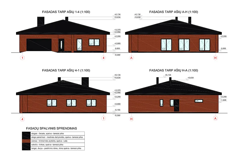 Namų projektai nuo 150 m²