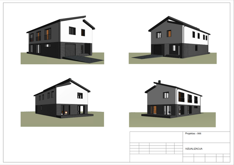 Namų projektai nuo 150 m²