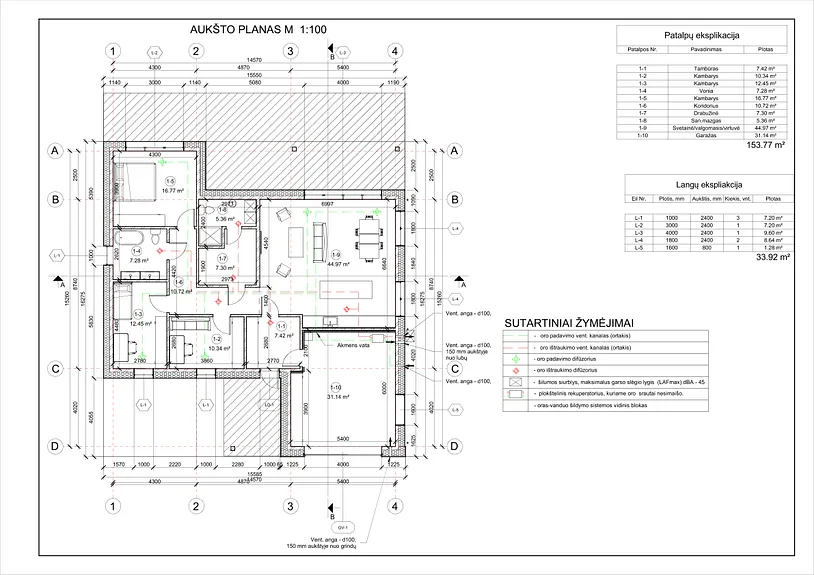 Namų projektai nuo 150 m²