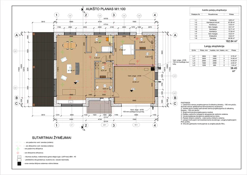 Namų projektai nuo 150 m²