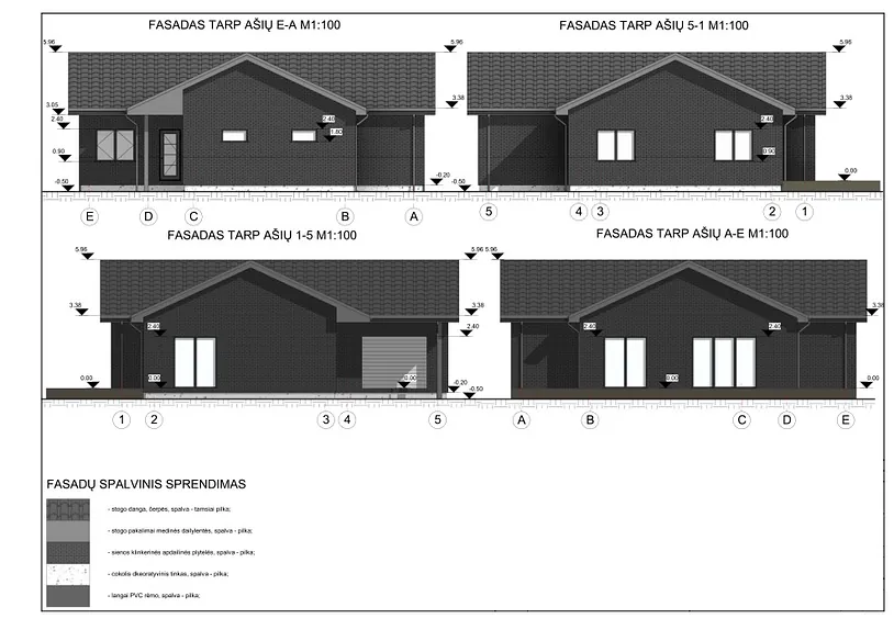 Namų projektai nuo 150 m²