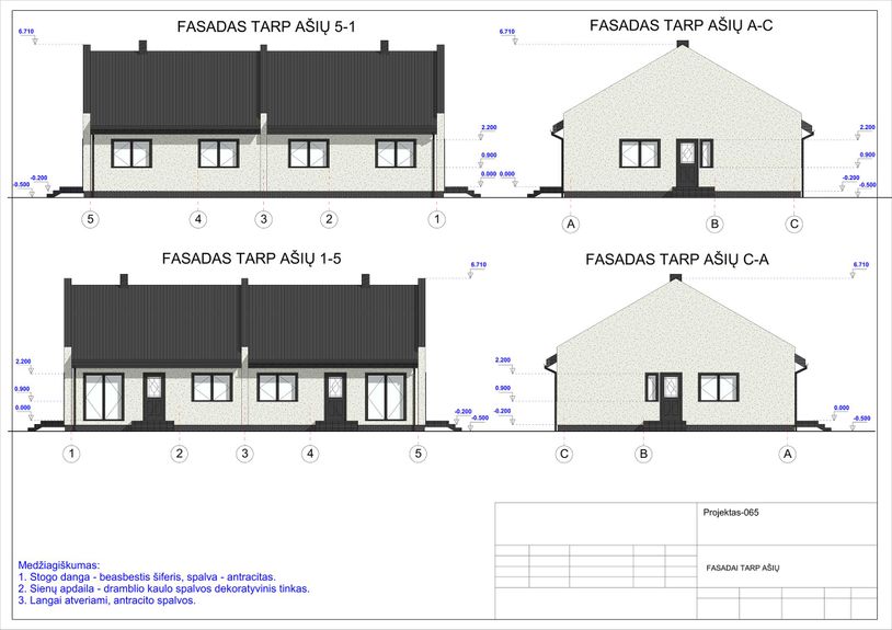 Namų projektai nuo 150 m²