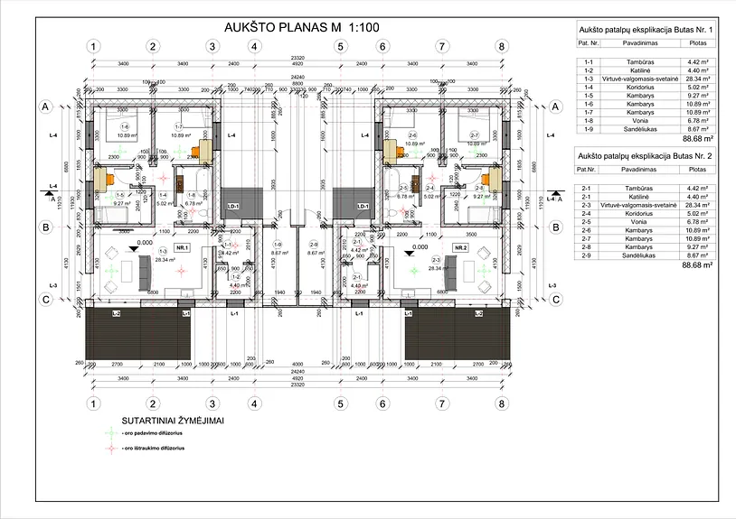 Namų projektai nuo 150 m²