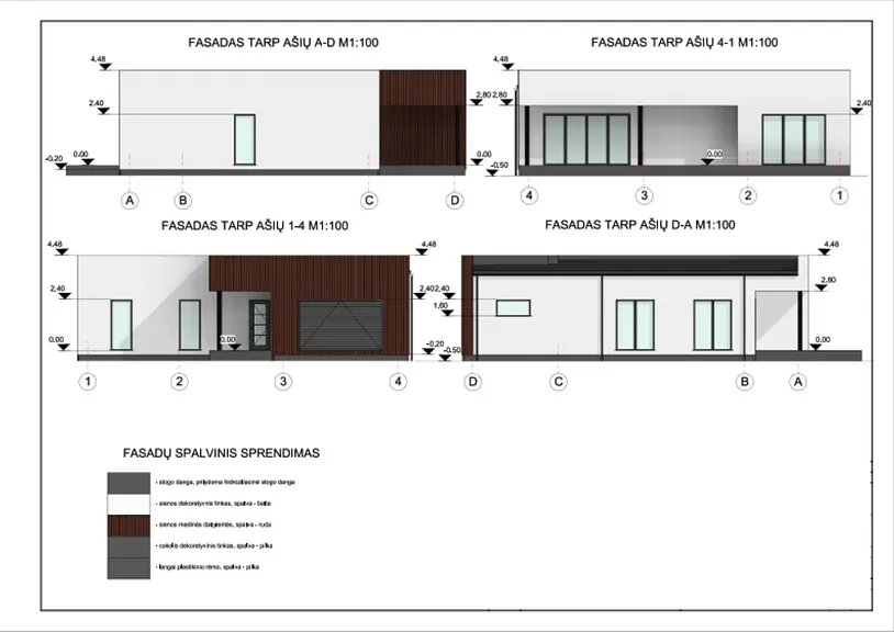 Namų projektai nuo 150 m²