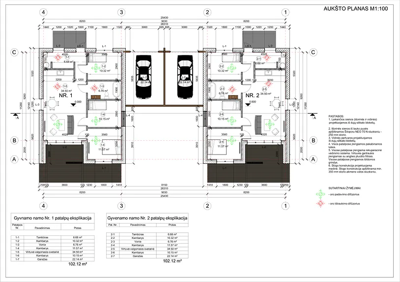 Namų projektai nuo 150 m²