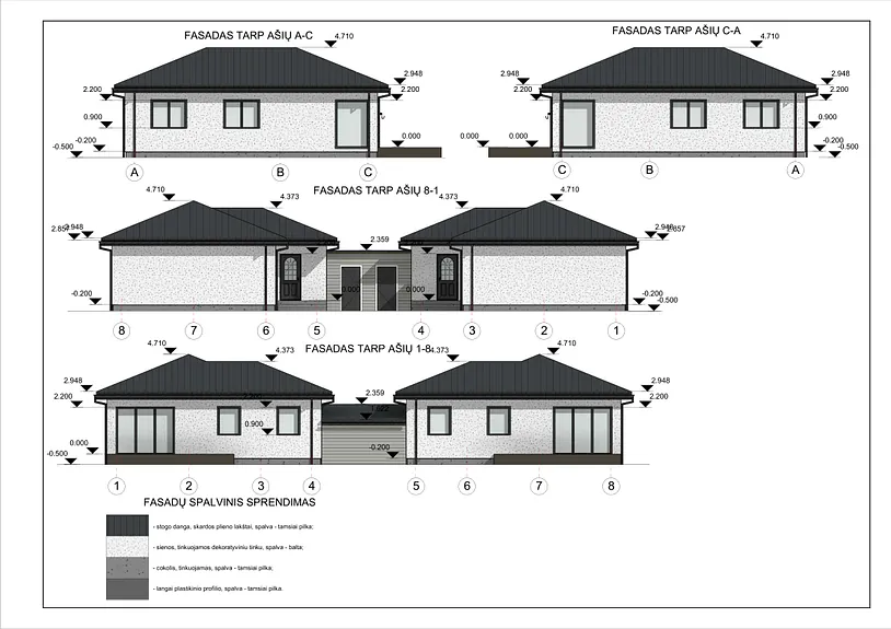 Namų projektai nuo 150 m²