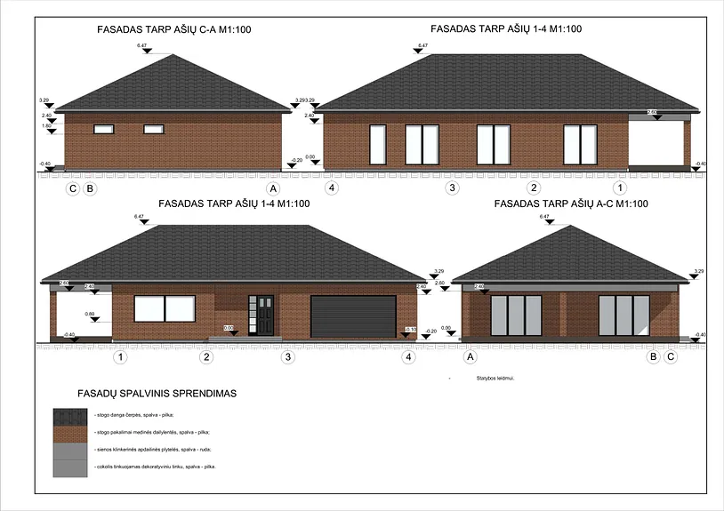 Namų projektai nuo 150 m²